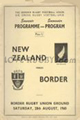 Border New Zealand 1960 memorabilia